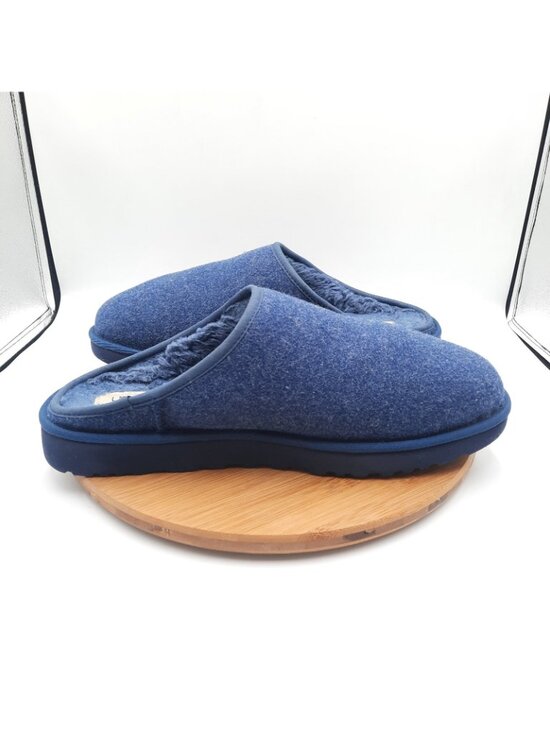 UGG Classic Slip On Mens Size 15 Slippers Deep Ocean Blue Suede Sheepskin main image 4